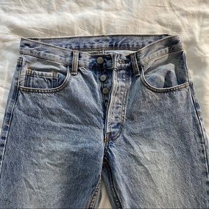 Straight leg jeans